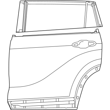 Toyota 67004-0E270 PANEL SUB-ASSY, RR D