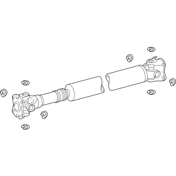 Toyota 37140-0C072 Drive Shaft