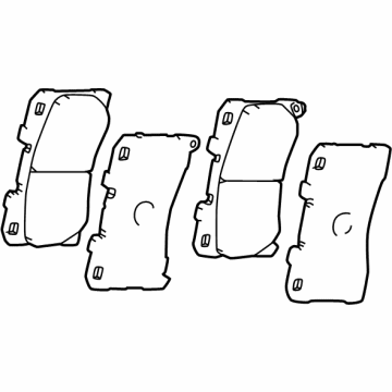 Toyota 04465-52370 Brake Pads