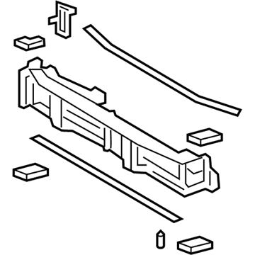 Toyota 53019-12010 Shutter Sub-Assembly Ra