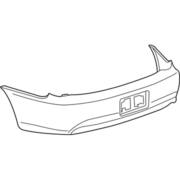 Toyota 52159-AA904 Cover, Rear Bumper