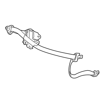 Toyota 73360-12A01-B1 Belt Assembly, Rear Seat