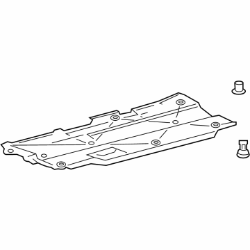 Toyota 58166-12040 Under Cover