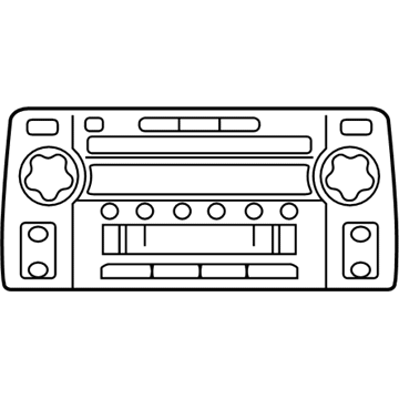 Toyota 86120-35200 Receiver Assembly, Radio