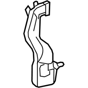 Toyota 87211-0E070 Duct, Foot Air, Rear