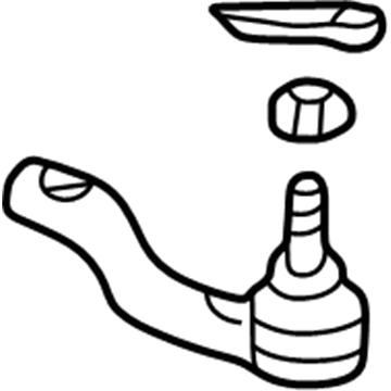 2001 Toyota Prius Tie Rod End - 45046-49115