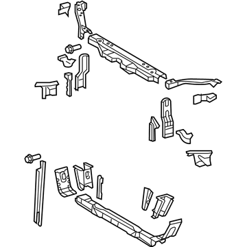 Toyota 53210-07041 Support Assembly, RADIAT