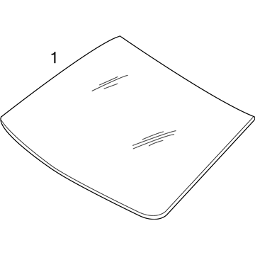 Toyota 56101-21040 Glass Sub-Assembly, Wind