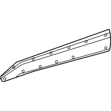 Toyota 75074-10010 MOULDING Sub-Assembly, F