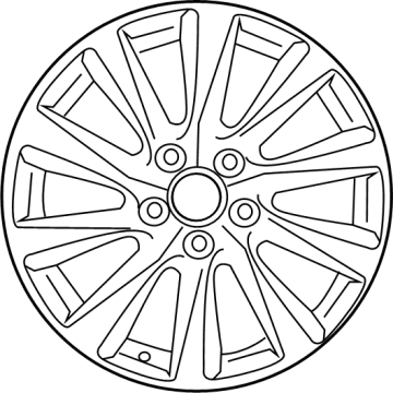 Toyota 42611-06E01 Wheel, Alloy