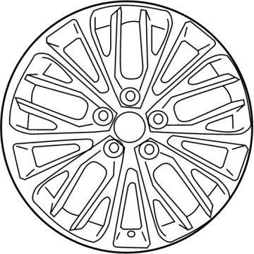 Toyota 42611-06E10 Wheel, Alloy