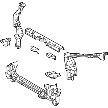 2012 Toyota Corolla Radiator Support - 53201-02250