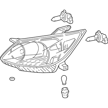 Toyota 81110-02210 Headlamp Assembly