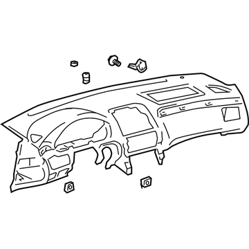 Toyota 55401-06040-C0 Instrument Panel