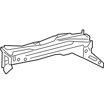 Toyota 57028-02050 Reinforcement Bracket, Inner Driver Side