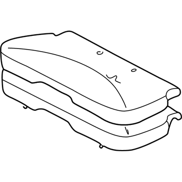 Toyota 71460-47040-K0 Cushion Assembly, Rear Seat