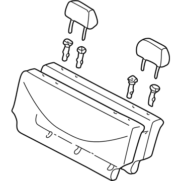 Toyota 71480-47060-K1 Seat Back Assembly