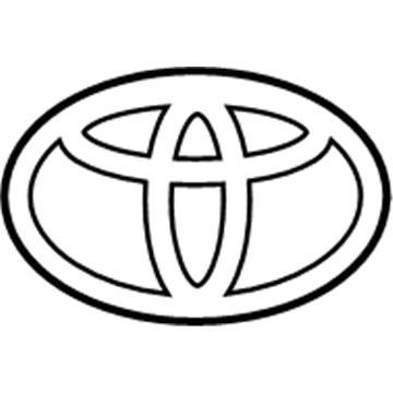 Toyota 75431-02080 Emblem