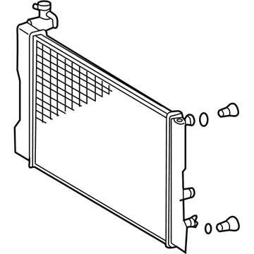 2009 Toyota Corolla Radiator - 16410-0H260