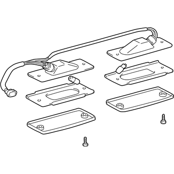 Toyota 81270-35090 Lamp Assy, License Plate