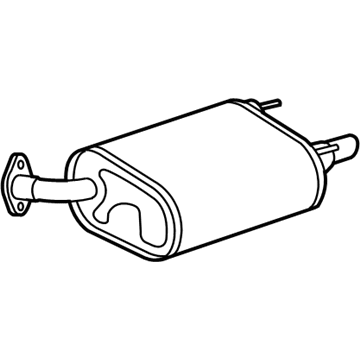 Toyota 17440-0P021 Rear Muffler