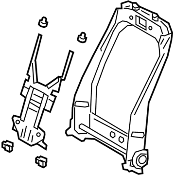 Toyota 71640-02B30 Seat Back Frame