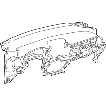 Toyota 55401-10280-C0 Pad Sub-Assembly, INSTRU