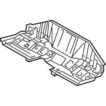 Toyota 57605-52160 Member Sub-Assembly, Rear