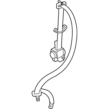 Toyota 73360-35360-A1 Belt & Retractor