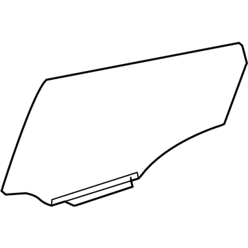 Toyota 68103-02250 Door Glass