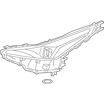 Toyota 81070-47A00 Headlamp Unit Assembly