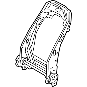 Toyota 71013-06521 Seat Back Frame