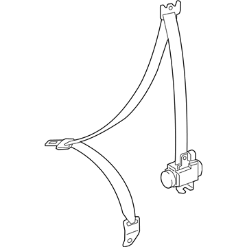 Toyota 73210-04160-C1 Belt Assembly, Front Seat