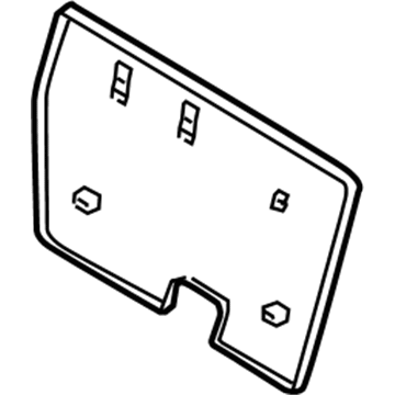 Toyota 71701-21010 Board Sub-Assy, Rear Seat Back, RH