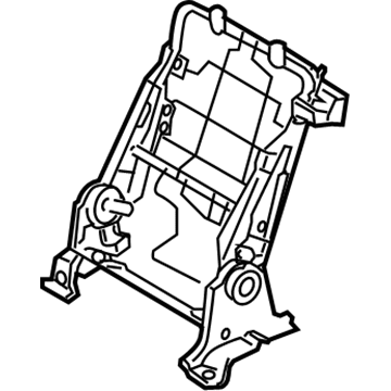 Toyota 71018-21050 Frame Sub-Assy, Rear Seat Back, LH