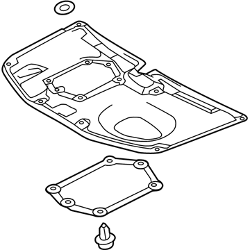 Toyota 53341-21060 Insulator, Hood