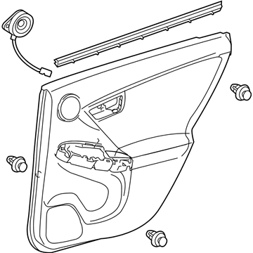 Toyota 67630-47A20-G0 Door Trim Panel