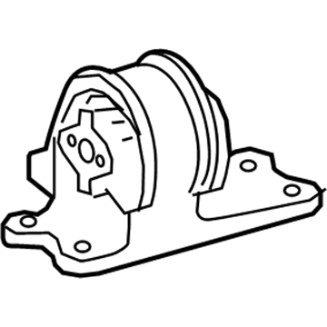 Toyota 12372-F0010 INSULATOR, Engine Mo