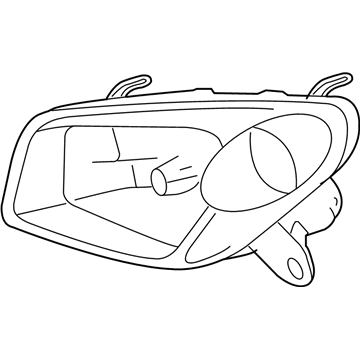 Toyota 81105-42280 Passenger Side Headlight Unit Assembly