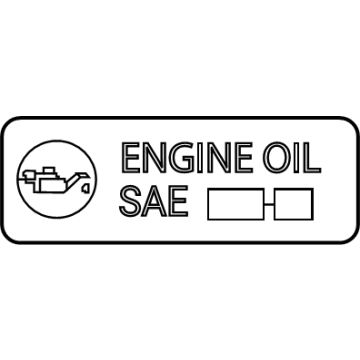 Toyota 15369-F0010 Caution Label