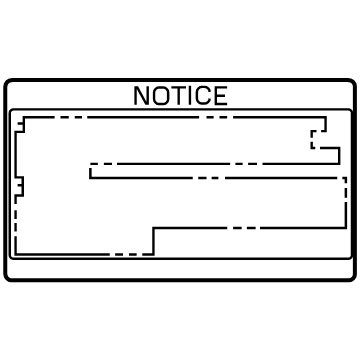 Toyota 74559-47030 Label