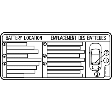 Toyota G9275-48070 Label