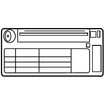 Toyota 42661-0E710 Tire Info Label