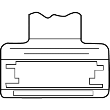 Toyota 74599-0E020 Air Bag Label