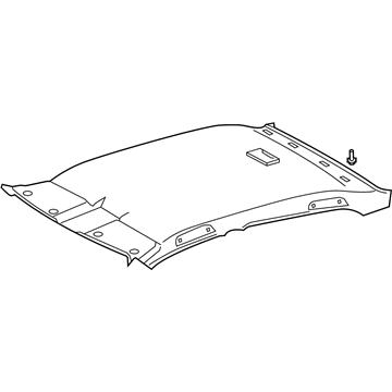 Toyota 63311-07013-B0 Board, Roof HEADLINI