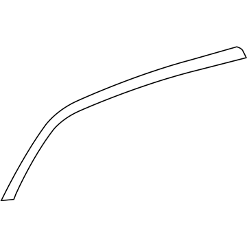 Toyota 75551-04063 MOULDING, Roof Drip