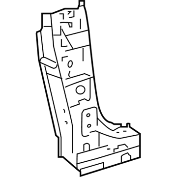 Toyota 61108-12330 Hinge Pillar Reinforcement