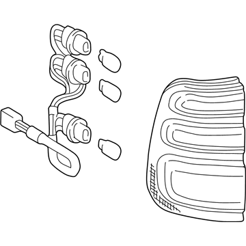 Toyota 81550-60570 Tail Lamp Assembly