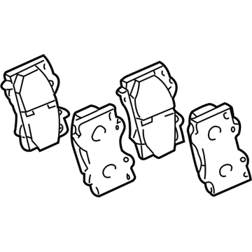 Toyota 04465-60220 Brake Pads