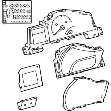 Scion 83800-74330 Cluster Assembly